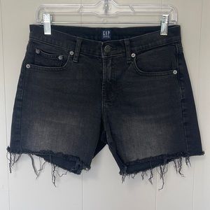 Gap Black Denim Shorts Size 26 5” Women’s